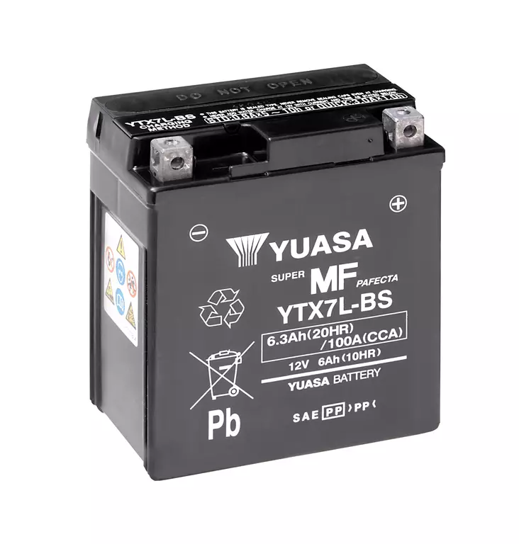 Yuasa akku, YTX7L(WC) hapotettu (5) - Yleisosat - Akut - 107019 - 1