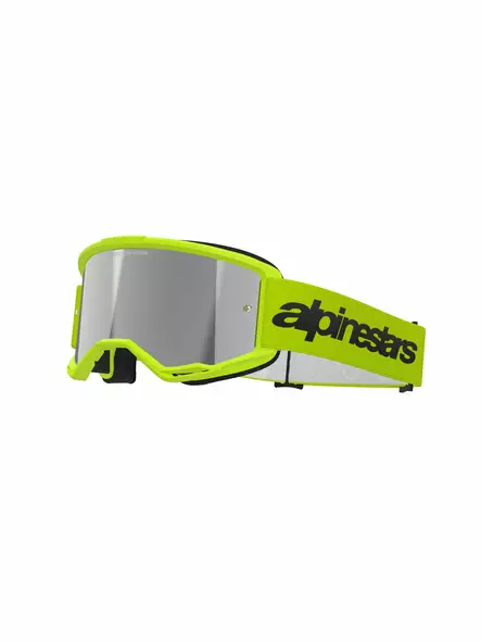 Alpinestars Ajolasit Vision 3 WORDMARK Keltainen Fluo Peili Hopea - ATV Ajolasit - 85049 - 1