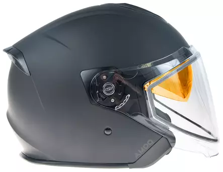 AMOQ Cluster kypärä tuplavisiirillä Blackout M - ATV Avokypärät - 86289 - 1