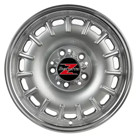 Barzetta Baroque Silver Polished Lip 7x15 Jako: 5x112 ET: 23 vanne - 15-tuumaiset - 2799 - 2
