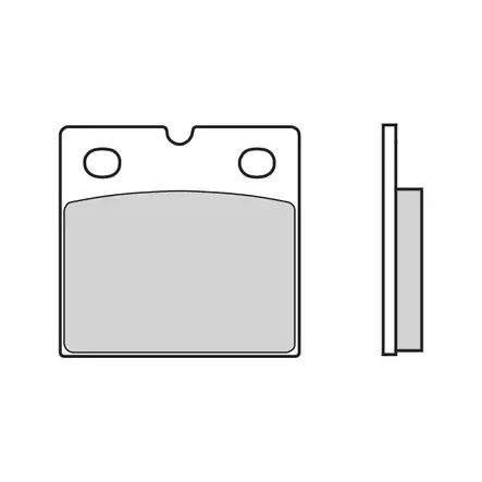 Brembo Jarrupalat Taakse Sintered Road - Moottoripyörän Jarrupalat - 103119 - 1