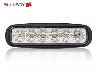 BULLBOY LED PERUUTUS/ TYÖVALO 1440LM 18W SUORAKAIDE 9-32V - Yleisosat ja tarvikkeet - 161899 - 1