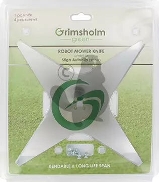 Eurogarden Terä, 29cm, 4-sakarainen, Siga Autoclip - Ruohonleikkurin terät ja leikkuulaitteet - 89339 - 1