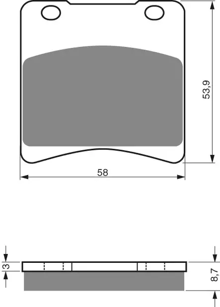 GOLDFREN Jarrupalat 085 Ceramic Carbon S3 - Moottoripyörän Jarrupalat - 88899 - 1