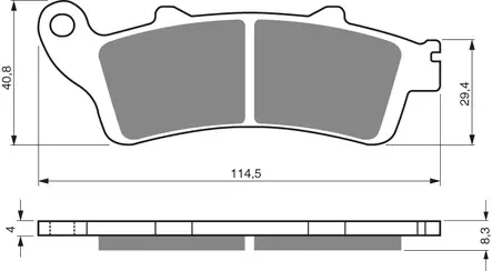 GOLDFREN Jarrupalat 178 Ceramic carbon AD - Moottoripyörän Jarrupalat - 87749 - 1
