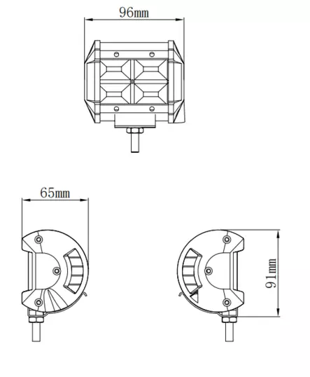 Kinwons Led Kaukovalopaneeli 10-30V 48W Flood - Mönkijän Valot & linssit - 78209 - 1