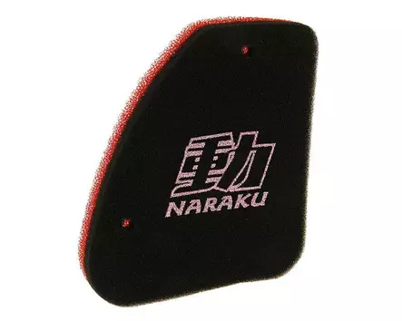 Naraku Ilmansuodatin, Double Layer, Peugeot Pysty - Mopon & Skootterin Ilmansuodattimet - 98759 - 1
