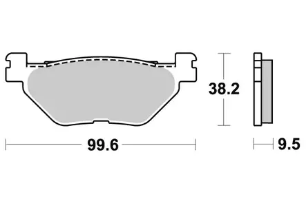 Sbs Jarrupalat Ceramic - Moottoripyörän Jarrupalat - 104819 - 1