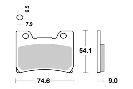 Sbs Jarrupalat Sintered - Moottoripyörän Jarrupalat - 105209 - 1
