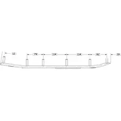 Sno-X Defender Ohjausrauta pari - Moottorikelkan Ohjausraudat - 95389 - 1