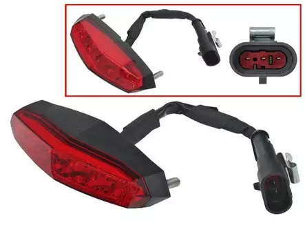 Sno-X LED Takavalo Ski-Doo/Lynx - Moottorikelkan Valot & linssit - 77599 - 1