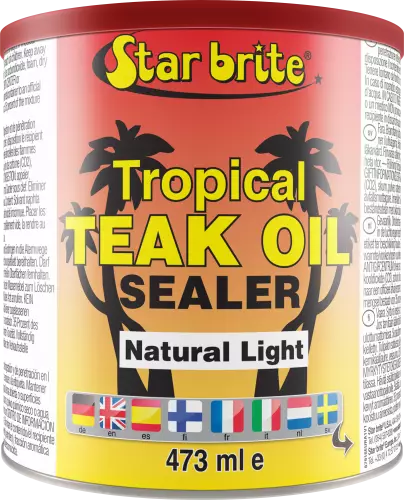 Star brite Tropical Teak Oil/Sealer Natur.Light Teak tropik.öljy 500ml - Pesu & huolto - 107289 - 1