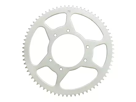 Tec-X Takaratas, 70 hammasta (420), Ø105mm, Aprilia, Derbi, Drac, Rieju, Yamaha - Moottoripyörän Ketjut & rattaat - 101199 - 1