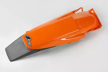 UFO Takalokasuoja Enduro takavalolla KTM125-525EXC 98-03 Oranssi 127 - Moottoripyörän Lokasuojat - 83969 - 1