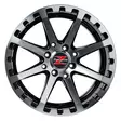 Barzetta ATV Black Polished 7x16 Jako: 4x115 ET: 10 vanne - Mönkijän Vanteet - 2649 - 2