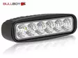 BULLBOY LED PERUUTUS/ TYÖVALO 1440LM 18W SUORAKAIDE 9-32V - Yleisosat ja tarvikkeet - 161899 - 1