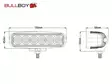 BULLBOY LED PERUUTUS/ TYÖVALO 1440LM 18W SUORAKAIDE 9-32V - Yleisosat ja tarvikkeet - 161899 - 1
