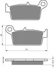 GOLDFREN Jarrupalat 003 Ceramic Carbon K1 - Moottoripyörän Jarrupalat - 87539 - 1