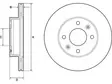 JARRULEVY DELPHI, 2 KPL / PKT, ETU, HYUNDAI / KIA - Yleisosat ja tarvikkeet - 14979 - 1