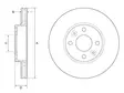 JARRULEVY DELPHI, 2 KPL / PKT, ETU, NISSAN MICRA - Yleisosat ja tarvikkeet - 15369 - 1