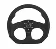 Ohjauspyörä Multiflex Gamma, musta 350mm, 3-puolainen SS - Veneen Ohjaus & hallintalaitteet - 88179 - 1