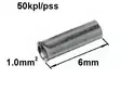 PÄÄTEHOLKKI 1.0MM2 50KPL - Yleisosat ja tarvikkeet - 42439 - 1