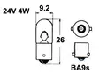 POLTTIMO AU-LITE 24V 4W BA9S - Yleisosat ja tarvikkeet - 69229 - 1