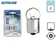 POLTTIMOPARI AUTOLINE 12V 5W R5W BA15S BLISTER - Yleisosat ja tarvikkeet - 68699 - 1