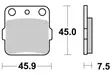 Sbs Jarrupalat Carbon Silver - Moottoripyörän Jarrupalat - 104809 - 1