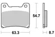 Sbs Jarrupalat Sintered - Moottoripyörän Jarrupalat - 104779 - 1