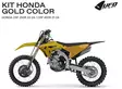 UFO Muovisarja 6-osainen CRF250R 22-24- ,CRF450R 21-24 Gold/Black - Moottoripyörän Muovisarjat - 83209 - 1